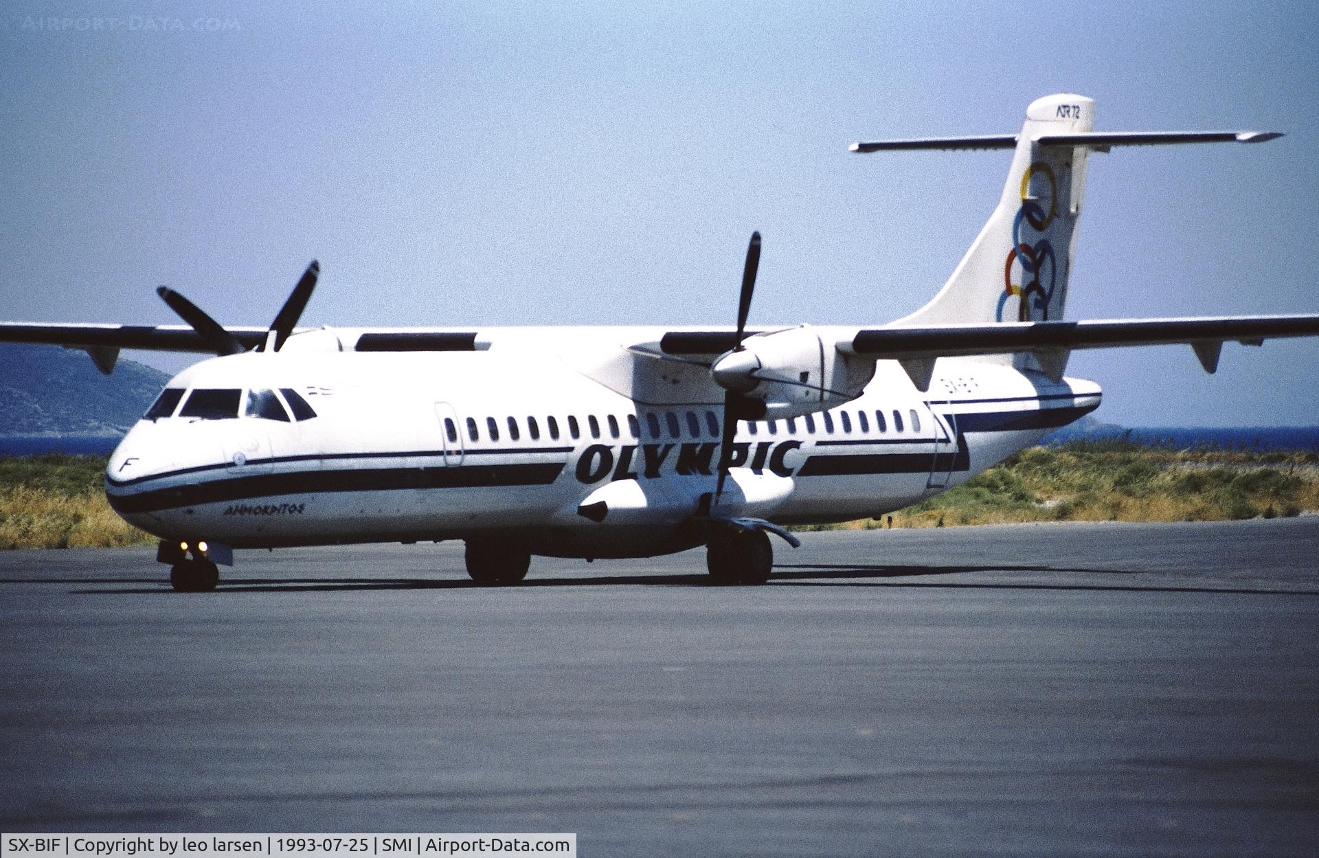 SX-BIF, 1991 ATR 72-202 C/N 241, Samos 25.7.1993