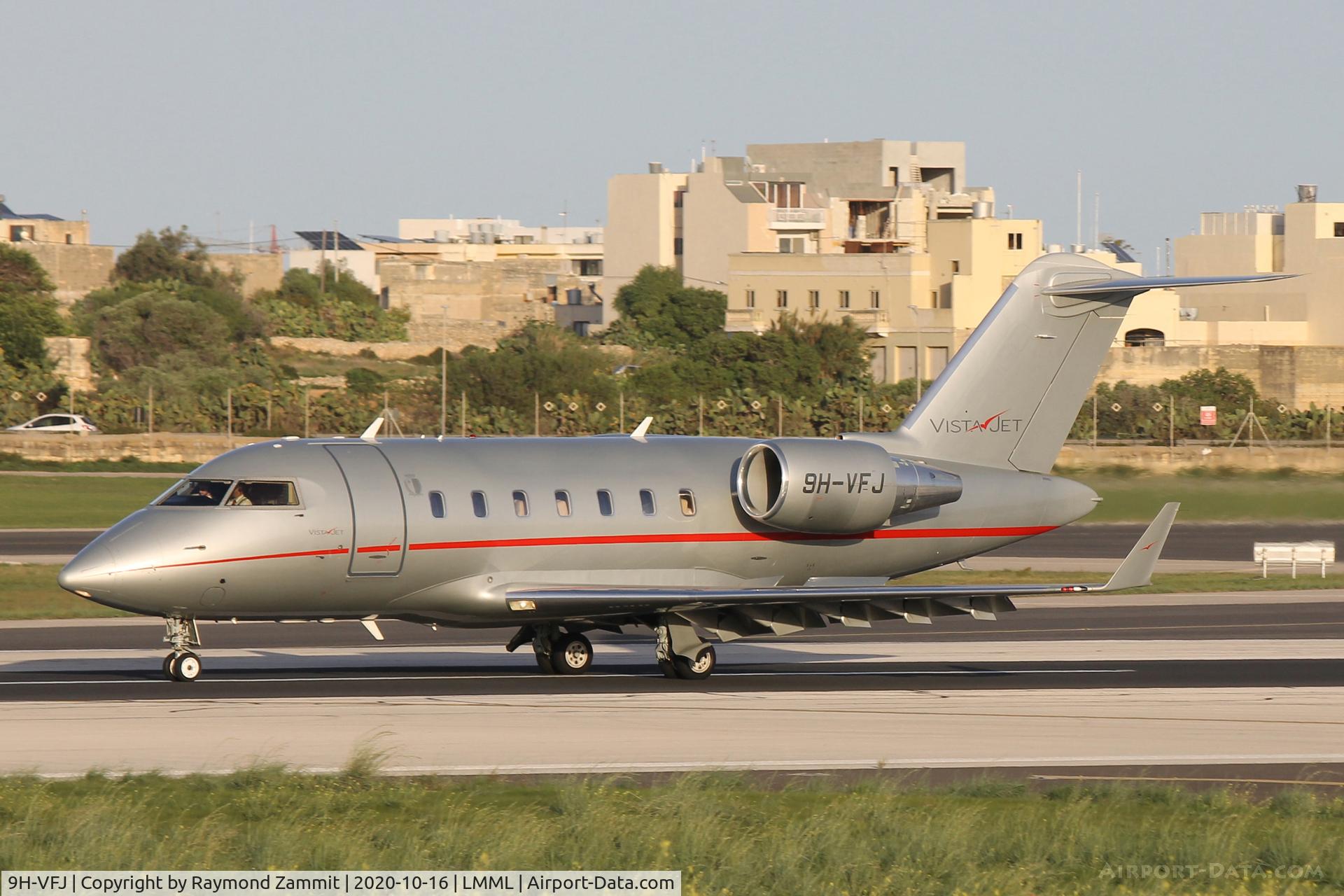 9H-VFJ, 2014 Bombardier Challenger 605 (CL-600-2B16) C/N 5987, Bombardier Challenger 605 9H-VFJ Vistajet