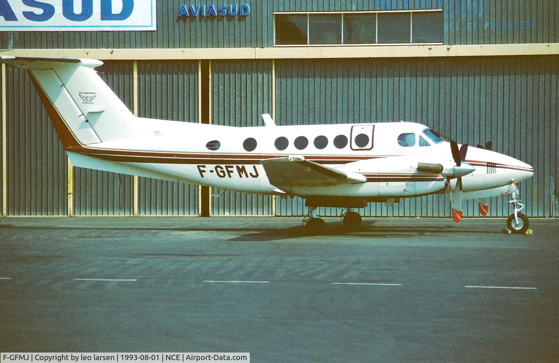 F-GFMJ, 1976 Beech 200 Super King Air C/N BB-176, Nice 1.8.1993
