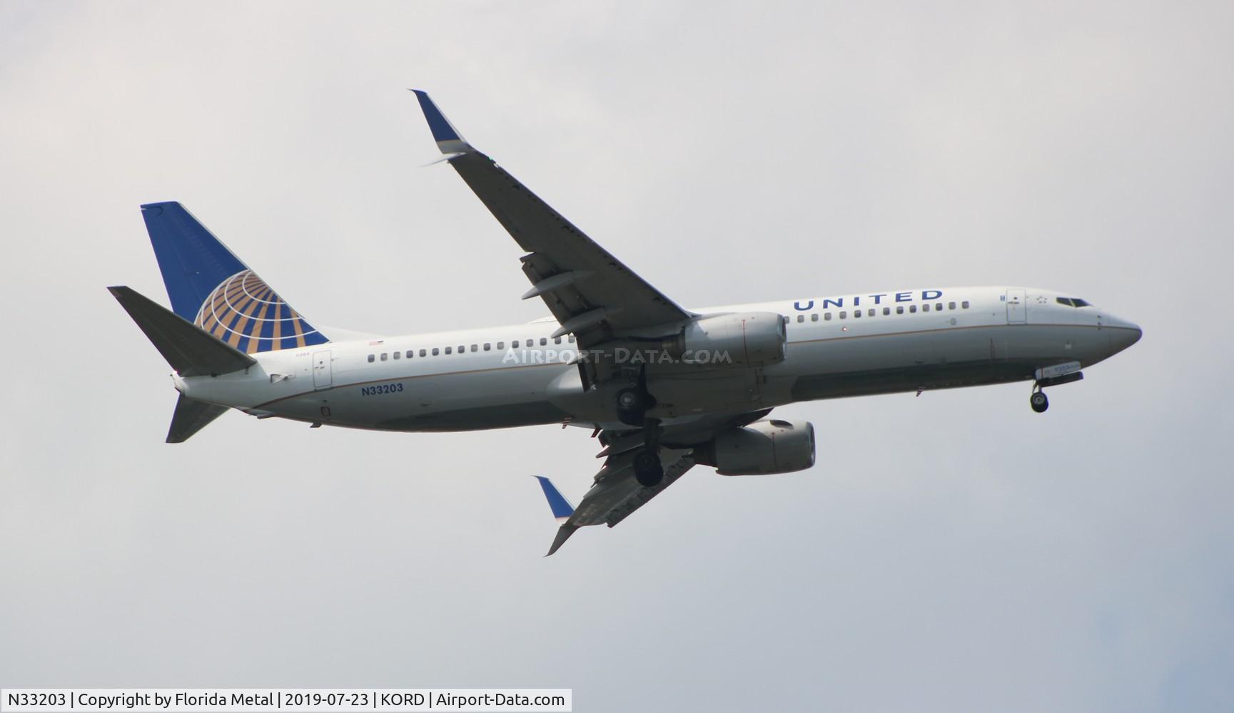 N33203, 2000 Boeing 737-824 C/N 30613, United 737-824