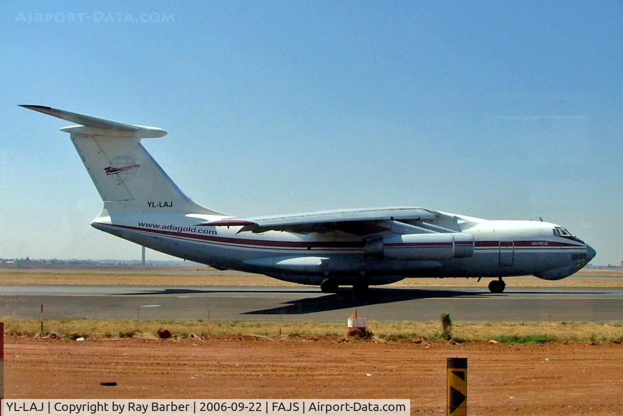 YL-LAJ, 1978 Ilyushin Il-76T C/N 0834 14432, YL-LAJ   Ilyushin Il-76TD [1013409295] (Inversija) Johannesburg Int'l~ZS 22/09/2006