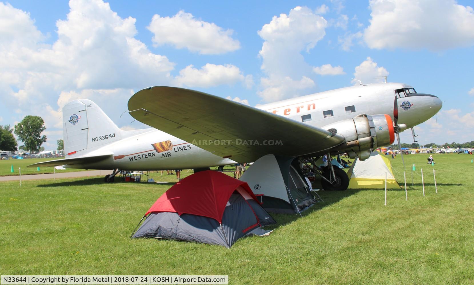 N33644, 1941 Douglas DC-3A-197E C/N 4123, Douglas DC-3