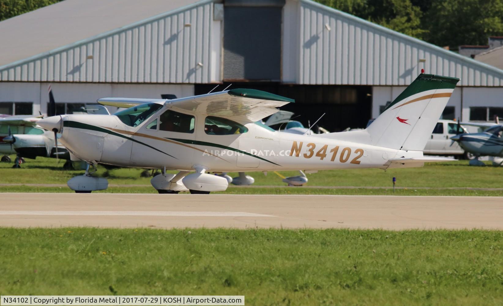 N34102, 1971 Cessna 177B Cardinal C/N 17701642, Cessna 177B