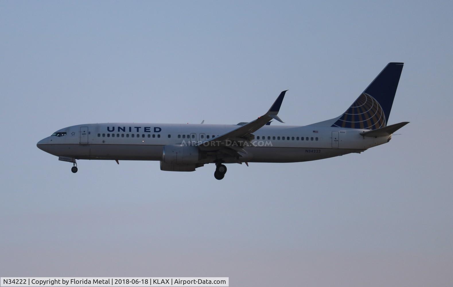 N34222, 1998 Boeing 737-824 C/N 28931, United 737-824