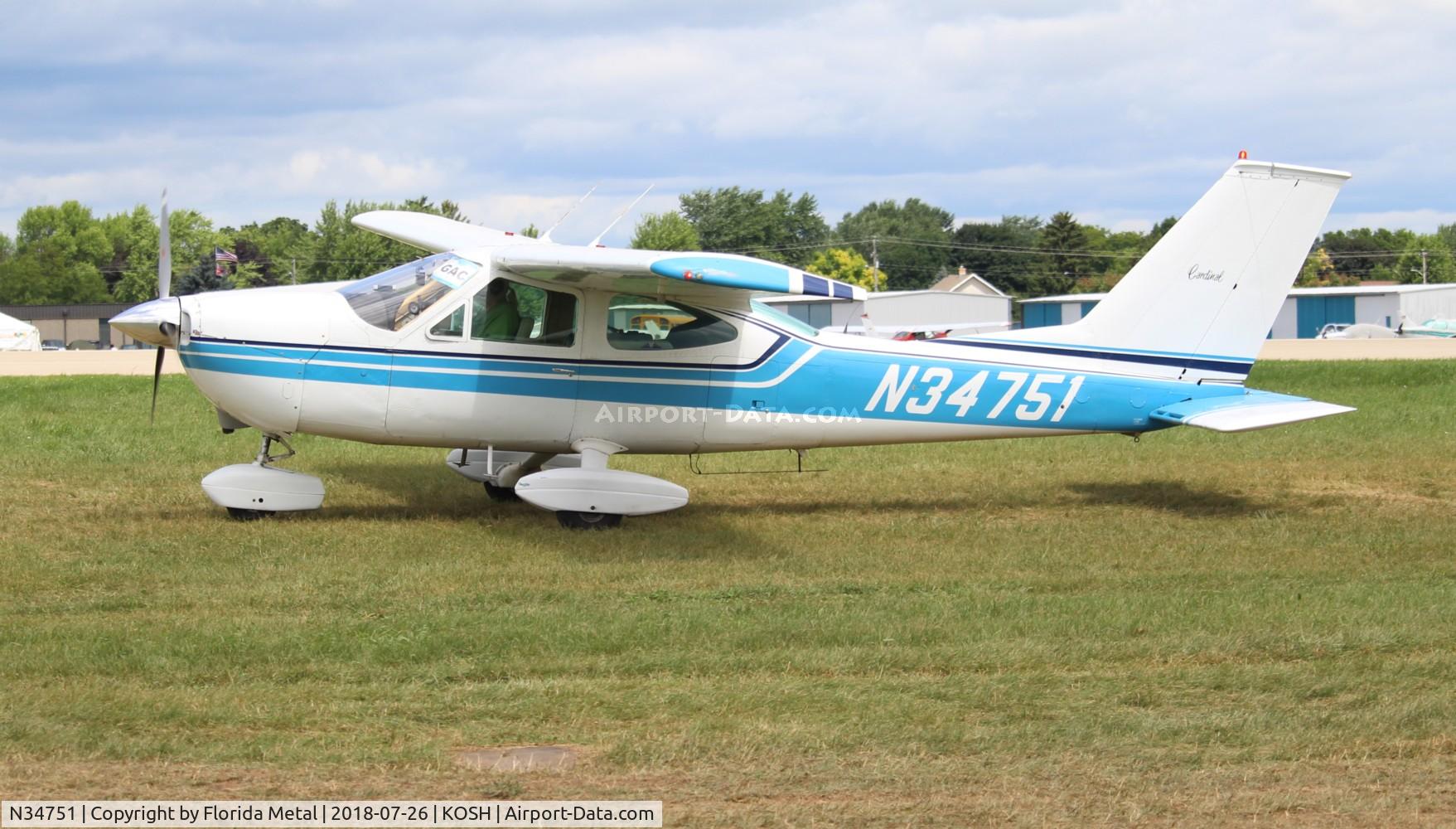 N34751, 1973 Cessna 177B Cardinal C/N 17701977, Cessna 177B
