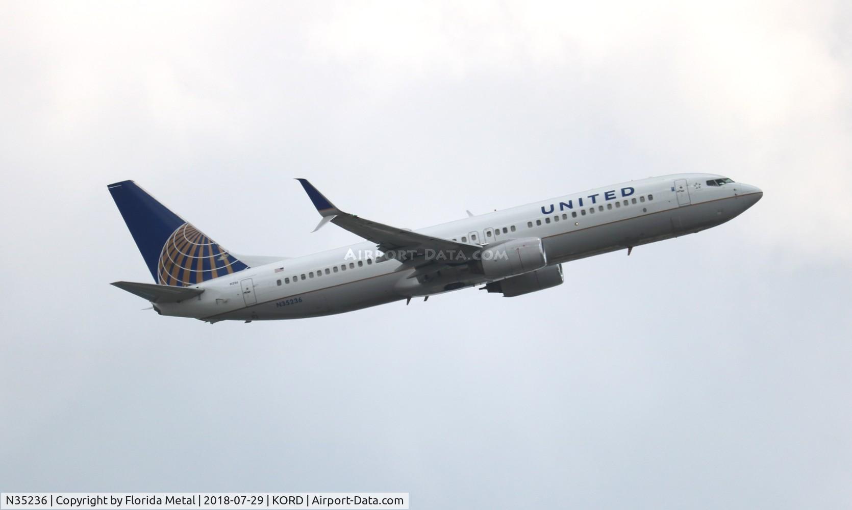 N35236, 1999 Boeing 737-824 C/N 28801, United 737-824
