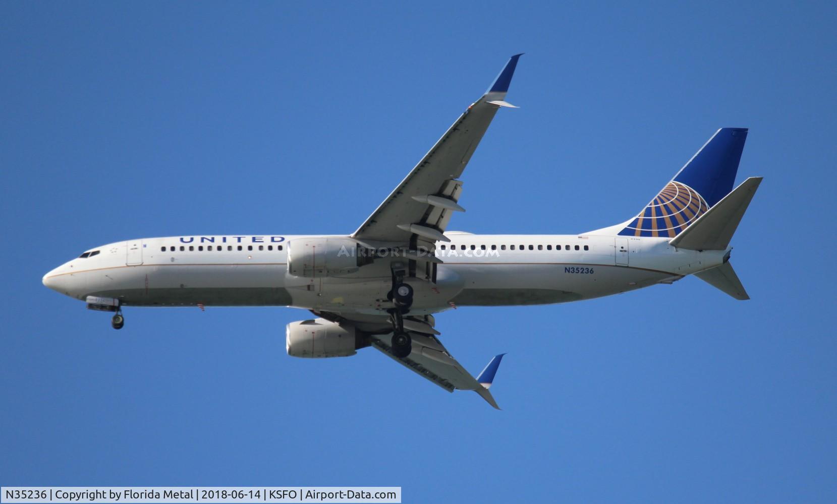 N35236, 1999 Boeing 737-824 C/N 28801, United 737-824