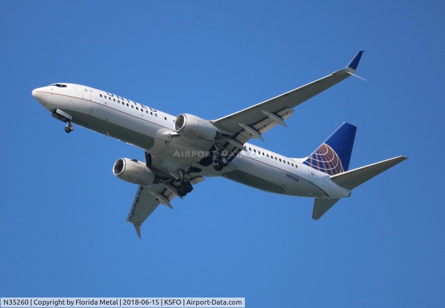 N35260, 2001 Boeing 737-824 C/N 30855, United 737-824