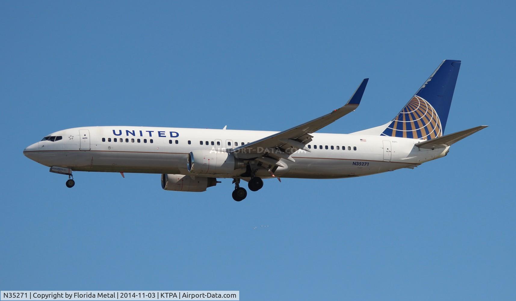 N35271, 2001 Boeing 737-824 C/N 31589, United 737-824
