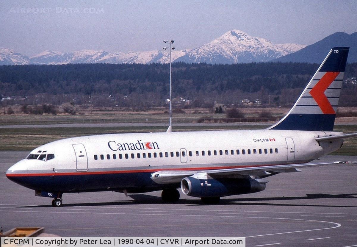 C-FCPM, 1982 Boeing 737-2T7 C/N 22761, Went on to be operated by Air Canada Jetz.