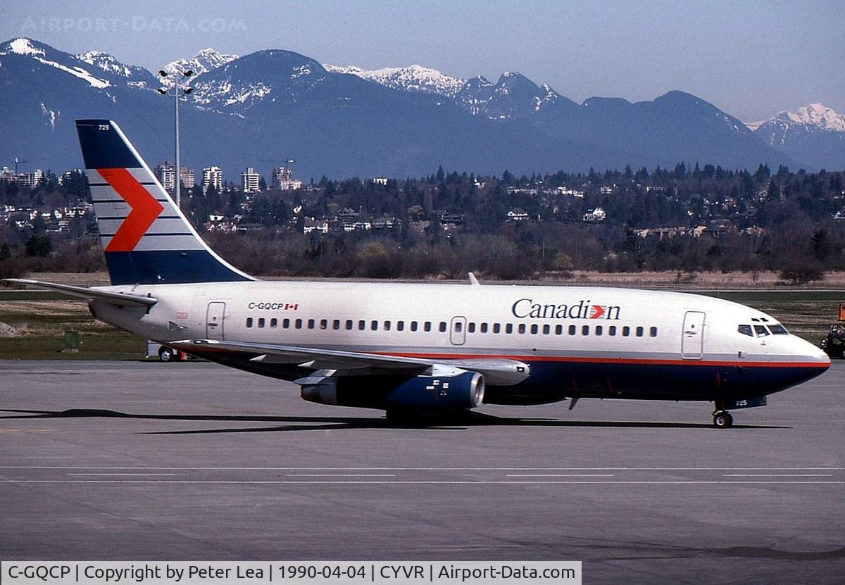 C-GQCP, 1983 Boeing 737-217 C/N 22865, This aircraft went on to fly with Zip.