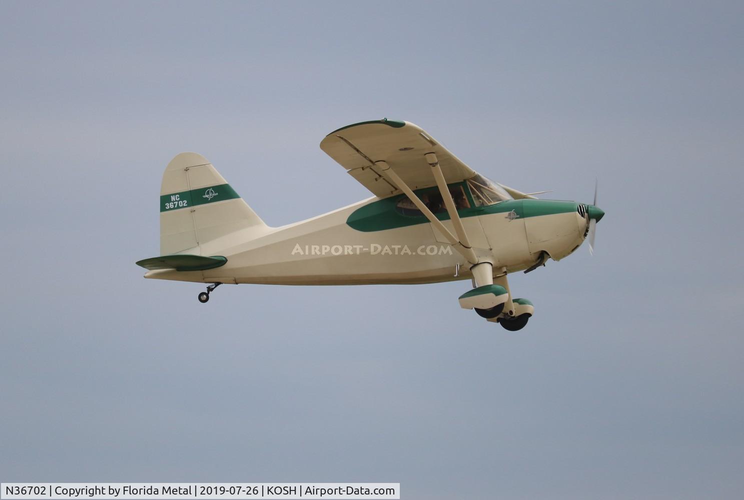 N36702, 1941 Stinson 10A C/N 8102, Stinson 10A