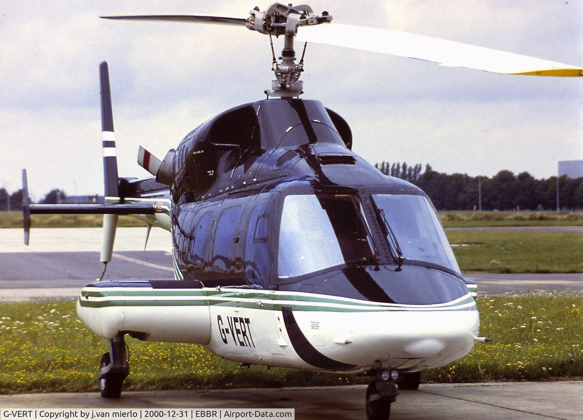 G-VERT, 1980 Bell 222 C/N 47041, scan from slide