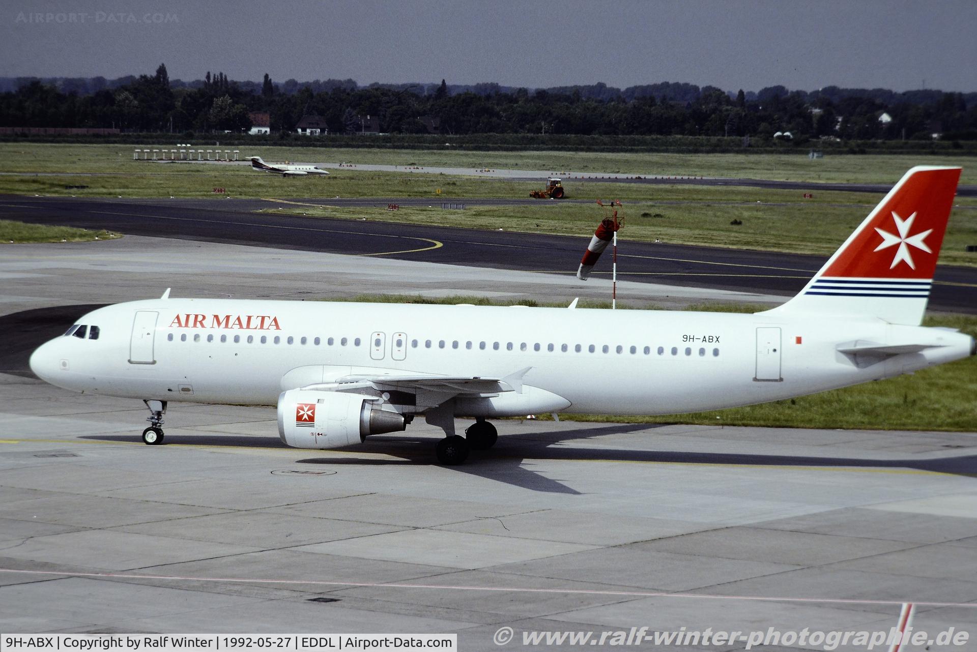9H-ABX, 1992 Airbus A320-211 C/N 289, Airbus A320-211 - KM AMC Air Malta - 289 - 9H-ABX - 27.05.1992 - DUS