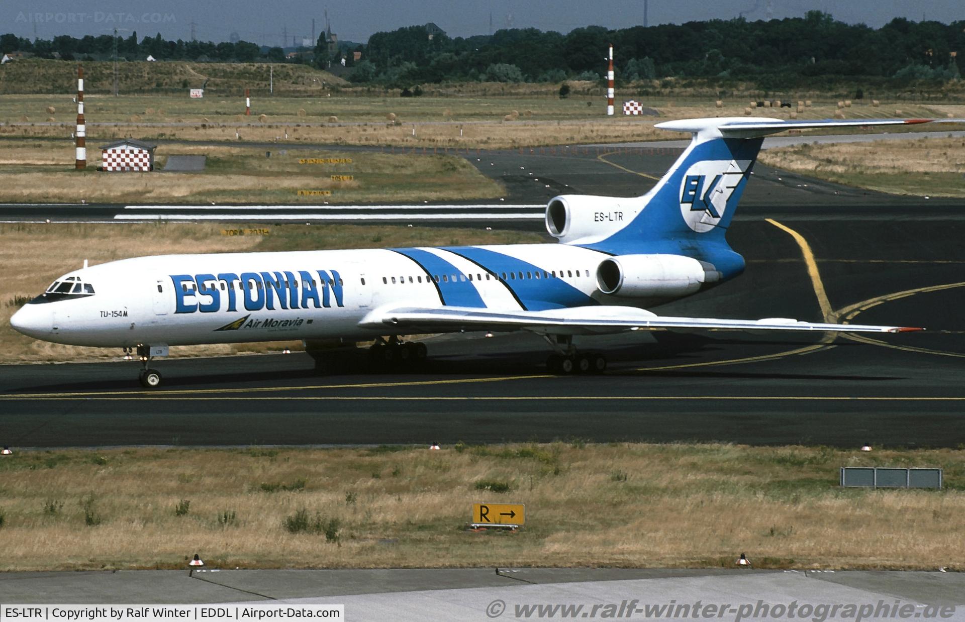 ES-LTR, 1991 Tupolev Tu-154M C/N 91A896, Tupolev Tu-154M - ELK Estonien Airways - 91A-896 - ES-LTR - 1994 - DUS