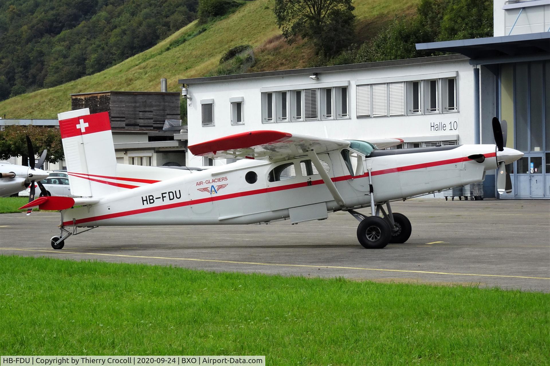 HB-FDU, 1968 Pilatus PC-6/B2-H2 Turbo Porter C/N 663, Photo taken at Pilatus facilities Buochs, Switzerland