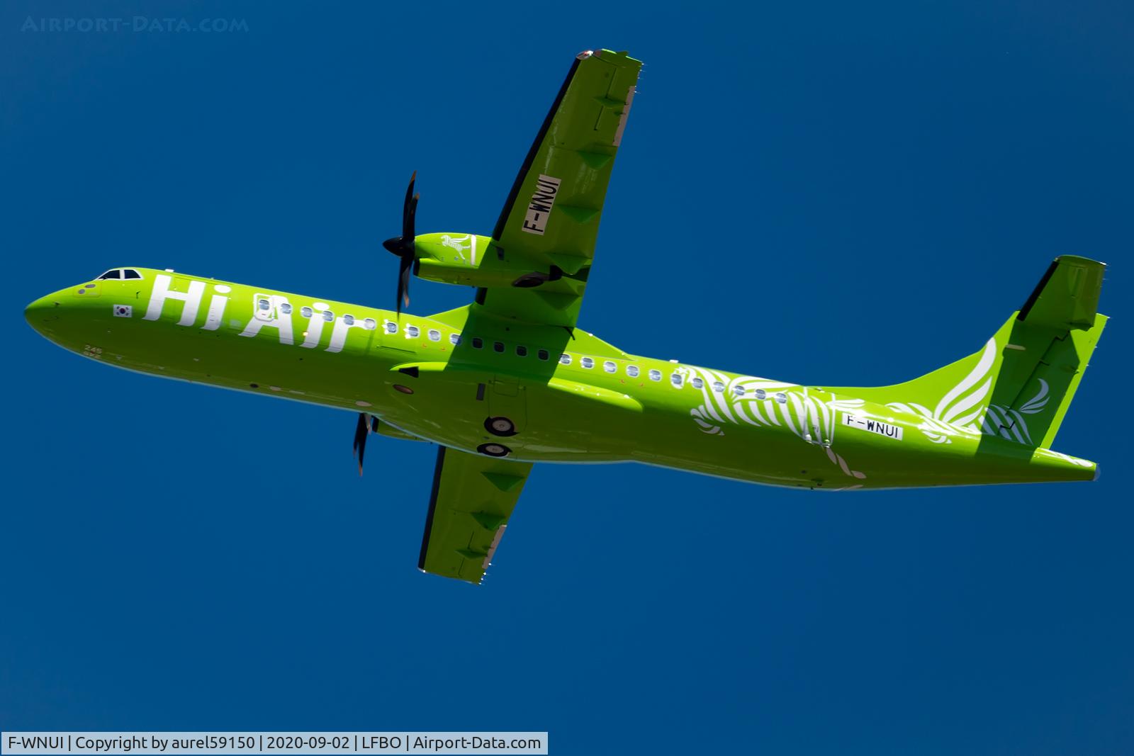 F-WNUI, 2008 ATR 72-212A C/N 852, Test flight