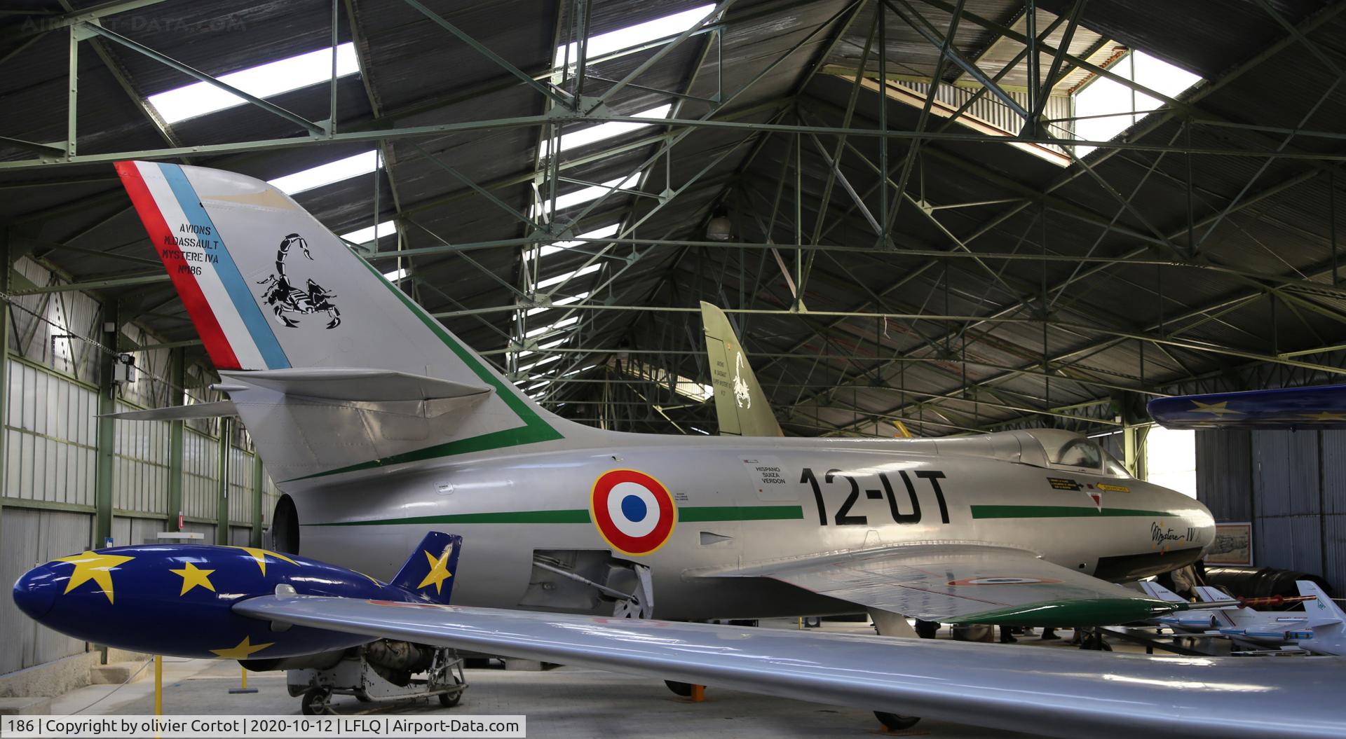 186, Dassault Mystere IVA C/N 186, oct 2020