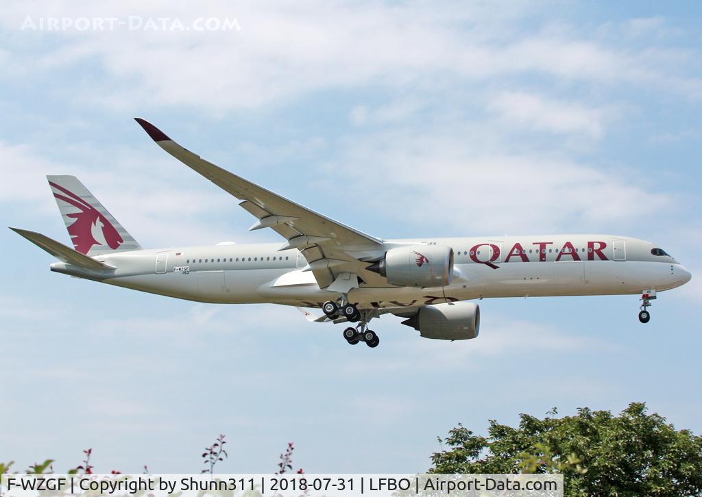 F-WZGF, 2018 Airbus A350-941 C/N 163, C/n 0163 - To be A7-AME