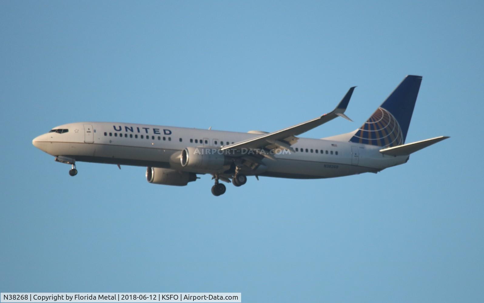 N38268, 2001 Boeing 737-824 C/N 31587, United 737-824