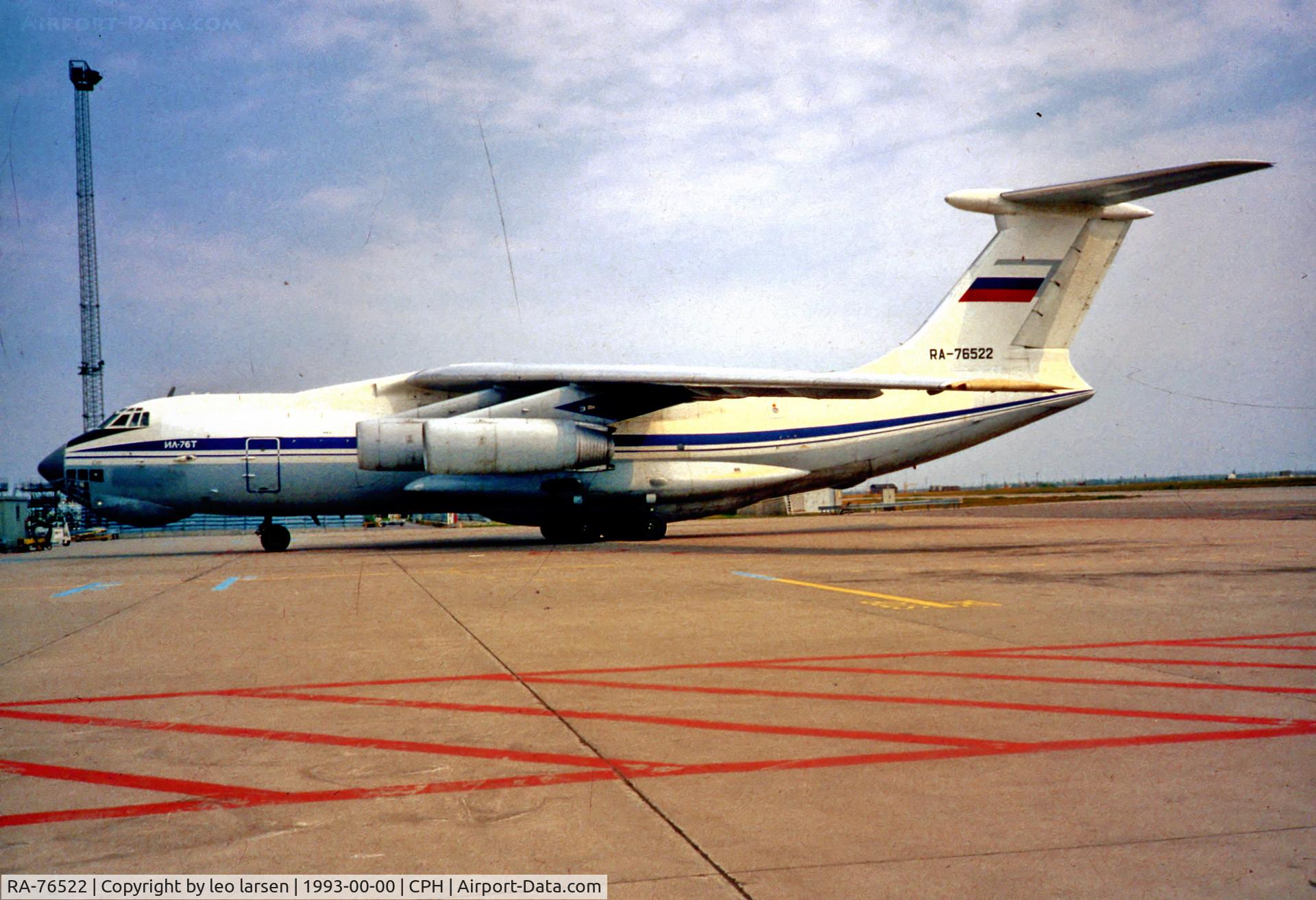 RA-76522, 1983 Ilyushin Il-76T C/N 0003424707, Copenhagen 1993