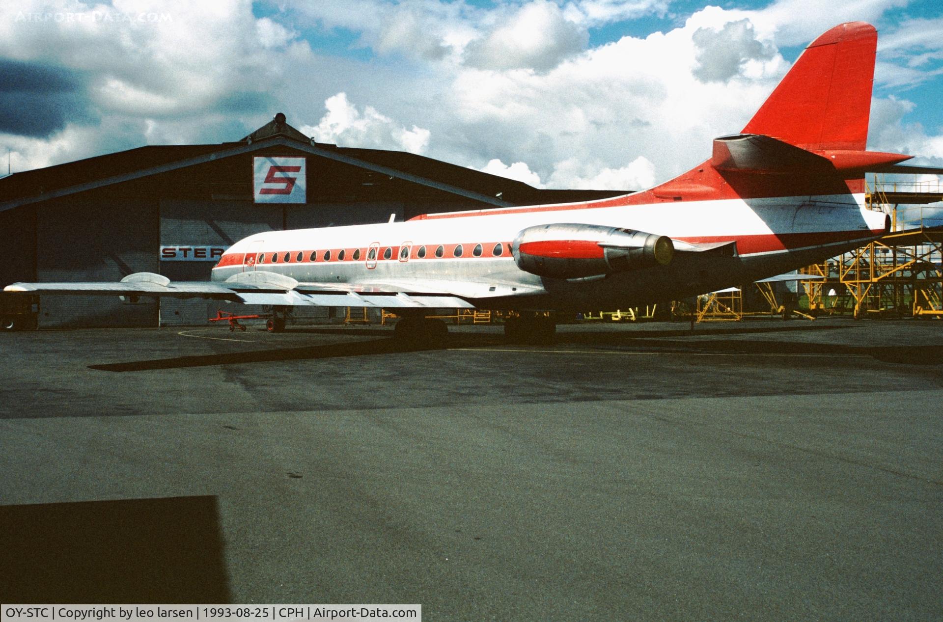 OY-STC, 1966 Sud Aviation SE-210 Caravelle 10B3 Super B C/N 212, Copenhagen 25.8.1993