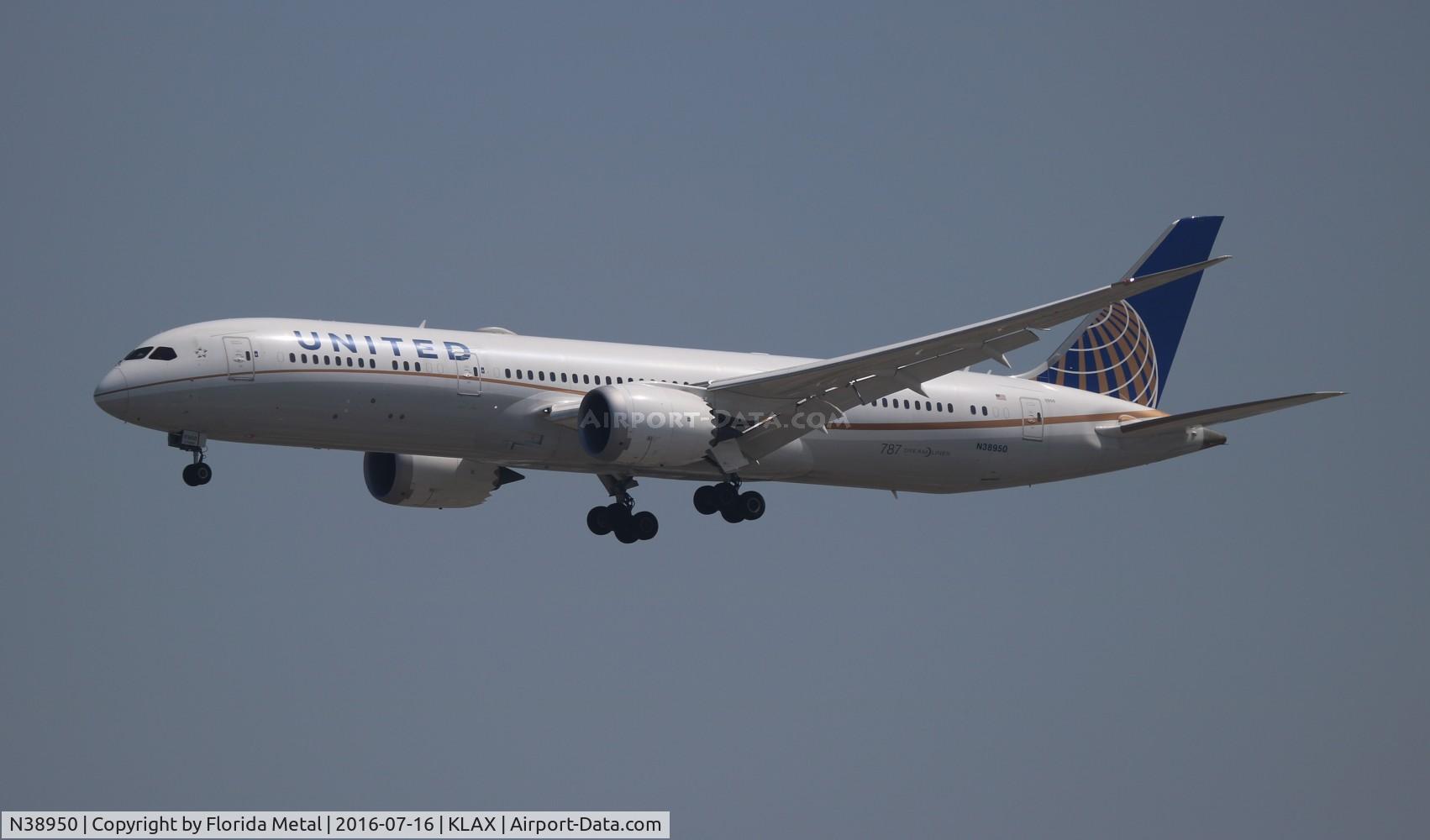 N38950, 2014 Boeing 787-9 Dreamliner Dreamliner C/N 36401, United 787-9
