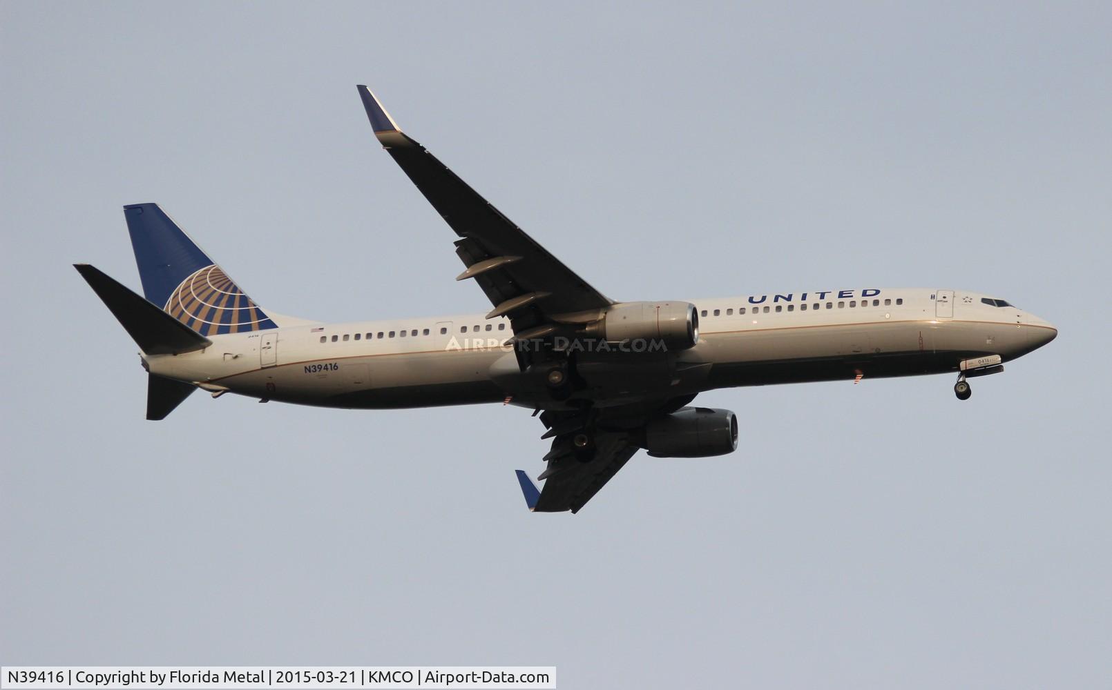 N39416, 2008 Boeing 737-924/ER C/N 37093, United 737-924