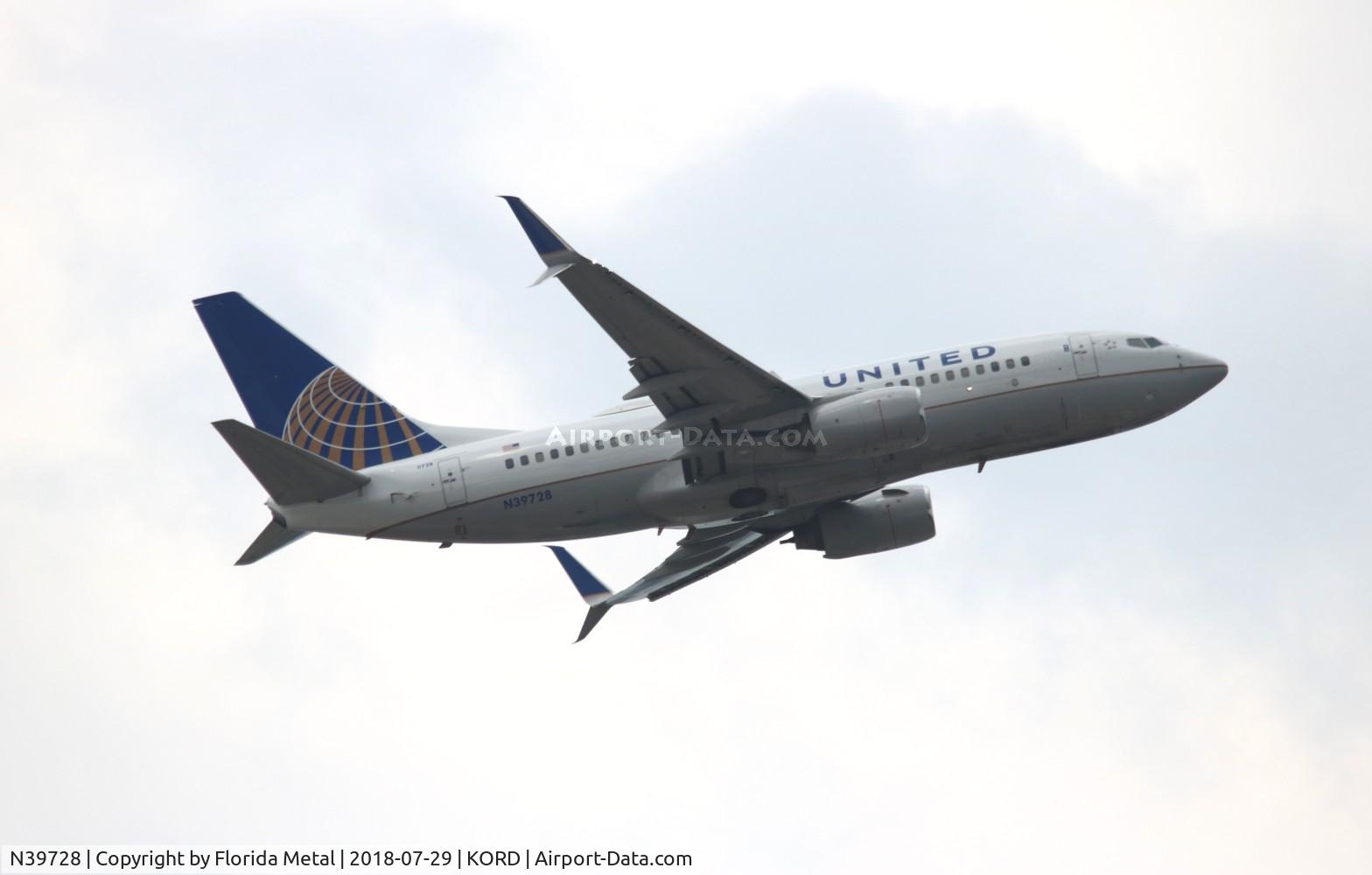 N39728, 1999 Boeing 737-724 C/N 28944, United 737-724