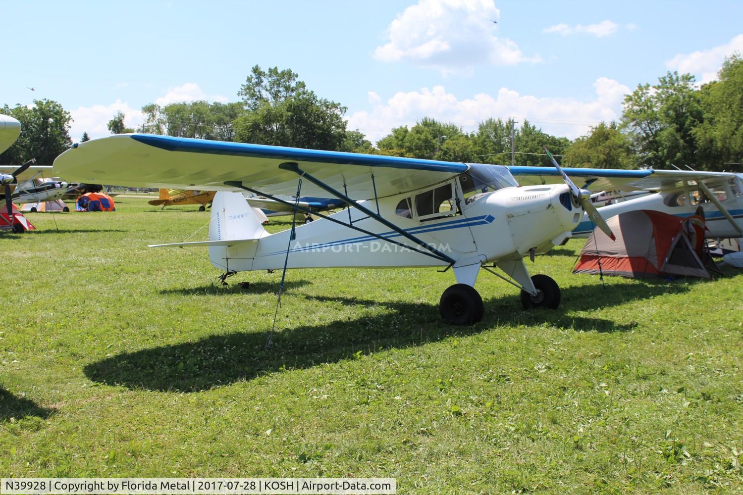 N39928, 1945 Taylorcraft BC12-D C/N 6581, BC12-D