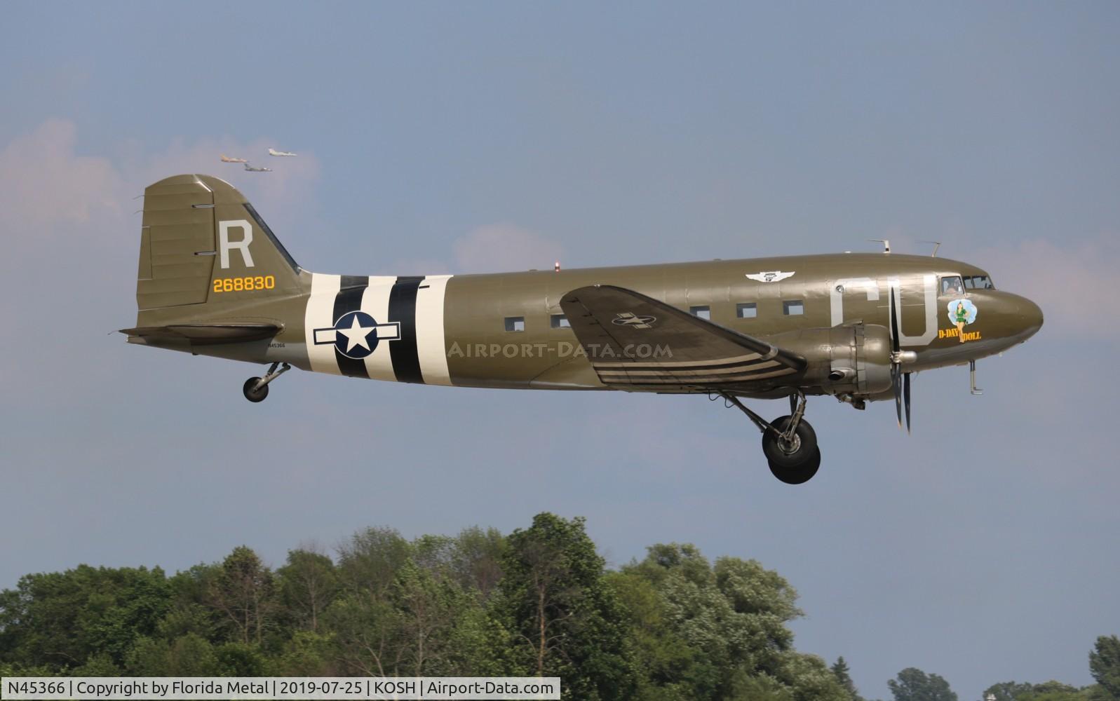 N45366, 1943 Douglas C-53D-DO Skytrooper (DC-3A) C/N 11757, C-53D