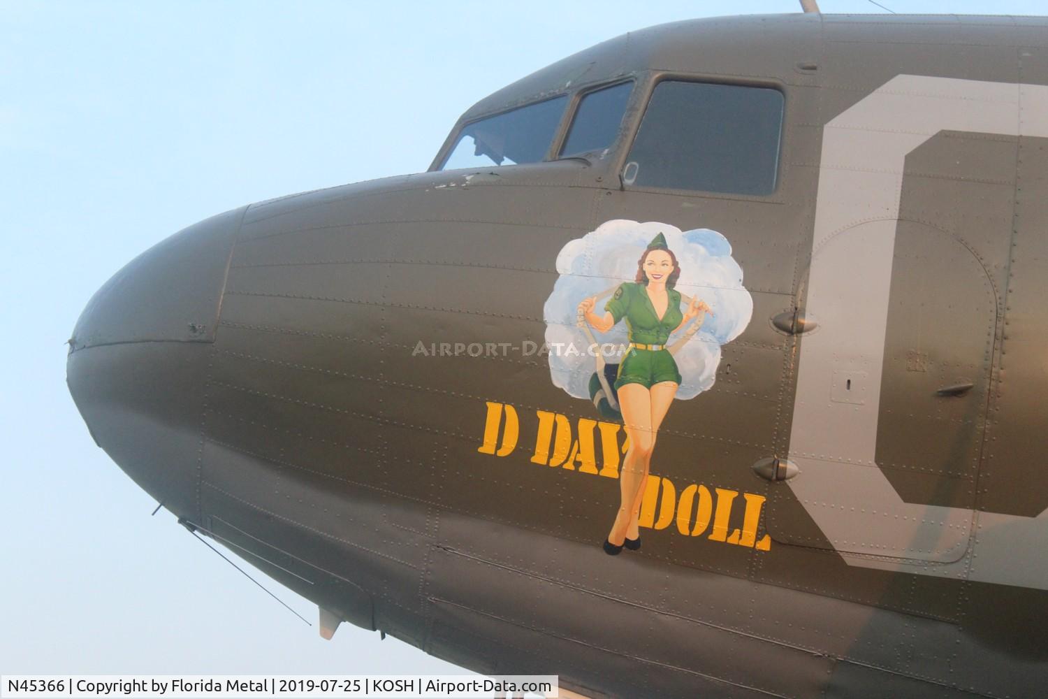 N45366, 1943 Douglas C-53D-DO Skytrooper (DC-3A) C/N 11757, C-53D