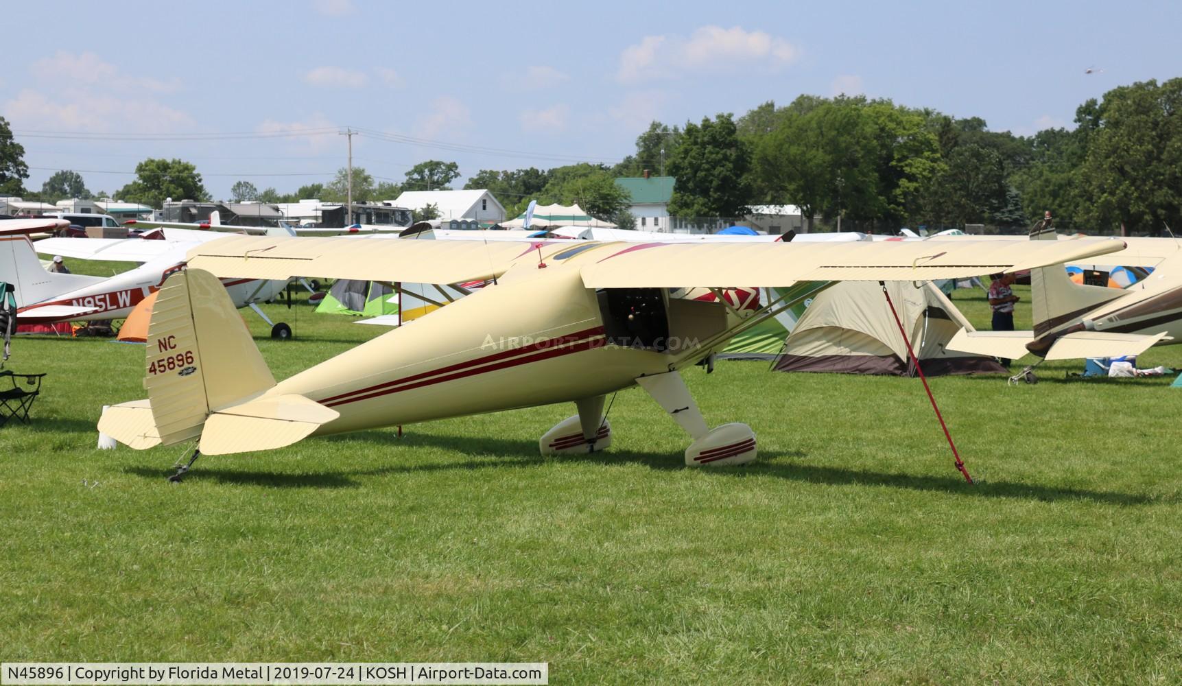 N45896, 1946 Luscombe 8A C/N 2423, Luscombe 8A