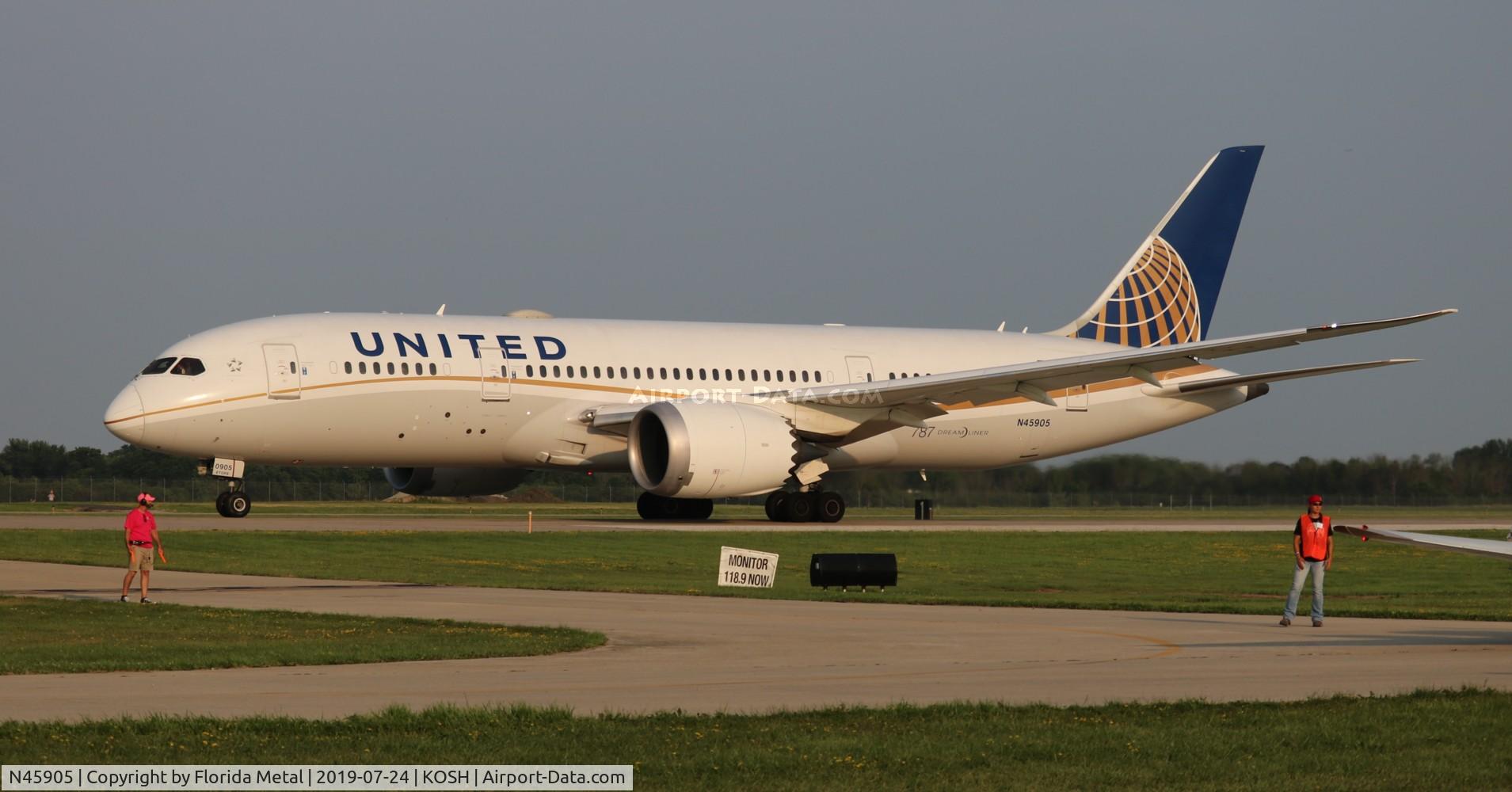 N45905, 2012 Boeing 787-8 Dreamliner Dreamliner C/N 34825, United 787-8