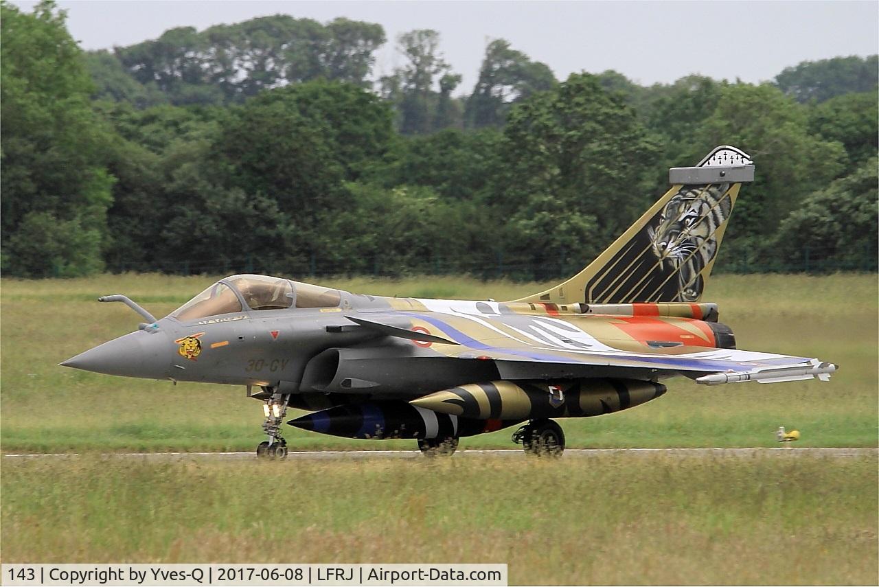 143, 2013 Dassault Rafale C C/N 143, Dassault Rafale C, Landing rwy 26, Landivisiau Naval Air Base (LFRJ) Tiger Meet 2017
