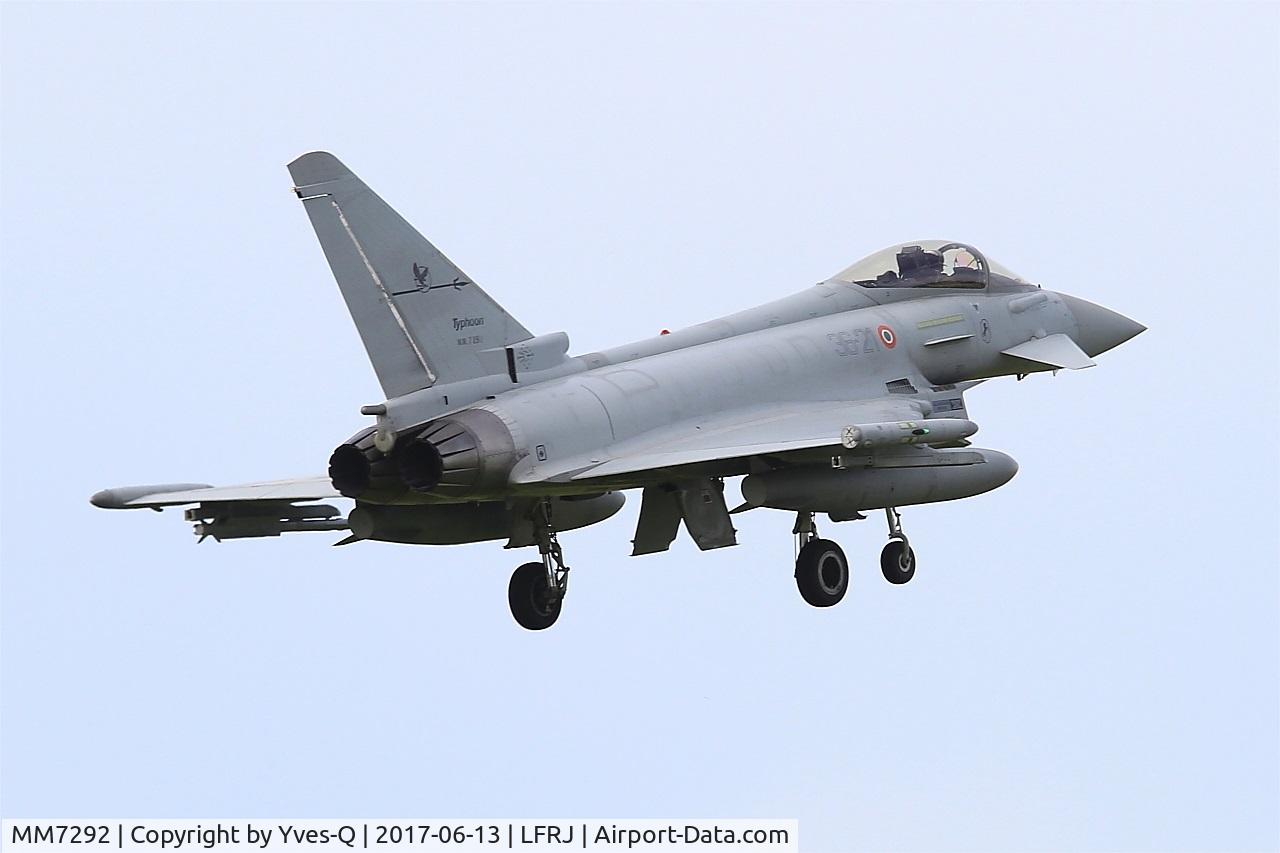 MM7292, Eurofighter EF-2000 Typhoon S C/N IS024, Eurofighter EF-2000 Typhoon S, On final rwy 08, Landivisiau Naval Air Base (LFRJ) Tiger Meet 2017