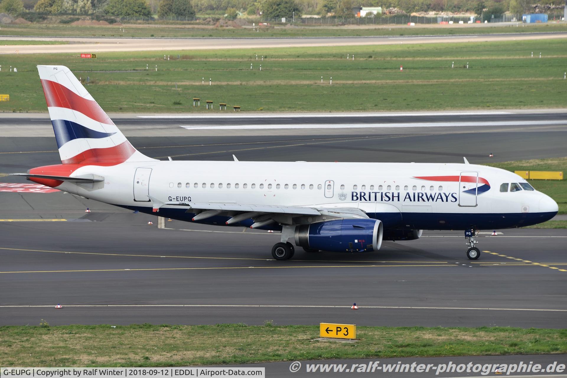 G-EUPG, 2000 Airbus A319-131 C/N 1222, Airbus A319-131 - BA BAW British Airways - 1222 - G-EUPG - 12.09.2018 - DUS