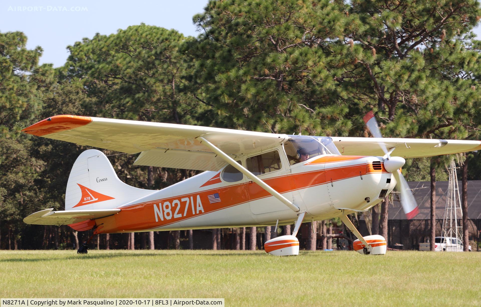 N8271A, 1952 Cessna 170B C/N 25123, Cessna 170B