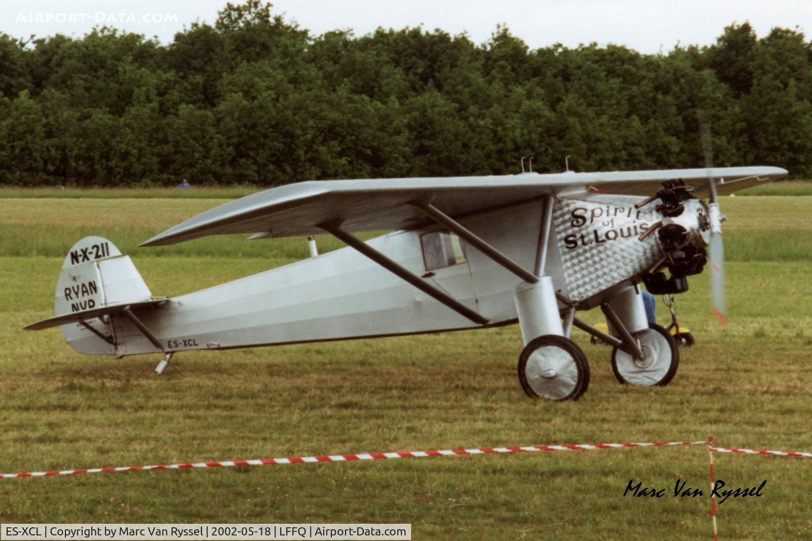 ES-XCL, 1997 Ryan NYP Replica C/N not found ES-XCL, This Spirit of St. Louis replica was built in Estonia. Flown by Swedish Capt. Pierre Holländer, the aircraft crashed on 31 May 2003 at Coventry Airport. The pilot was killed.