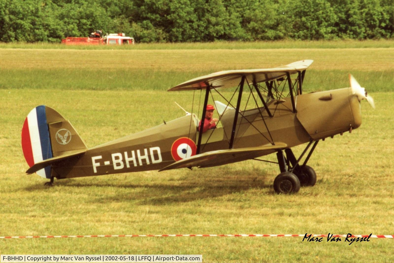 F-BHHD, Stampe-Vertongen SV-4A C/N 1119, At La Ferté-Alais in 2002.