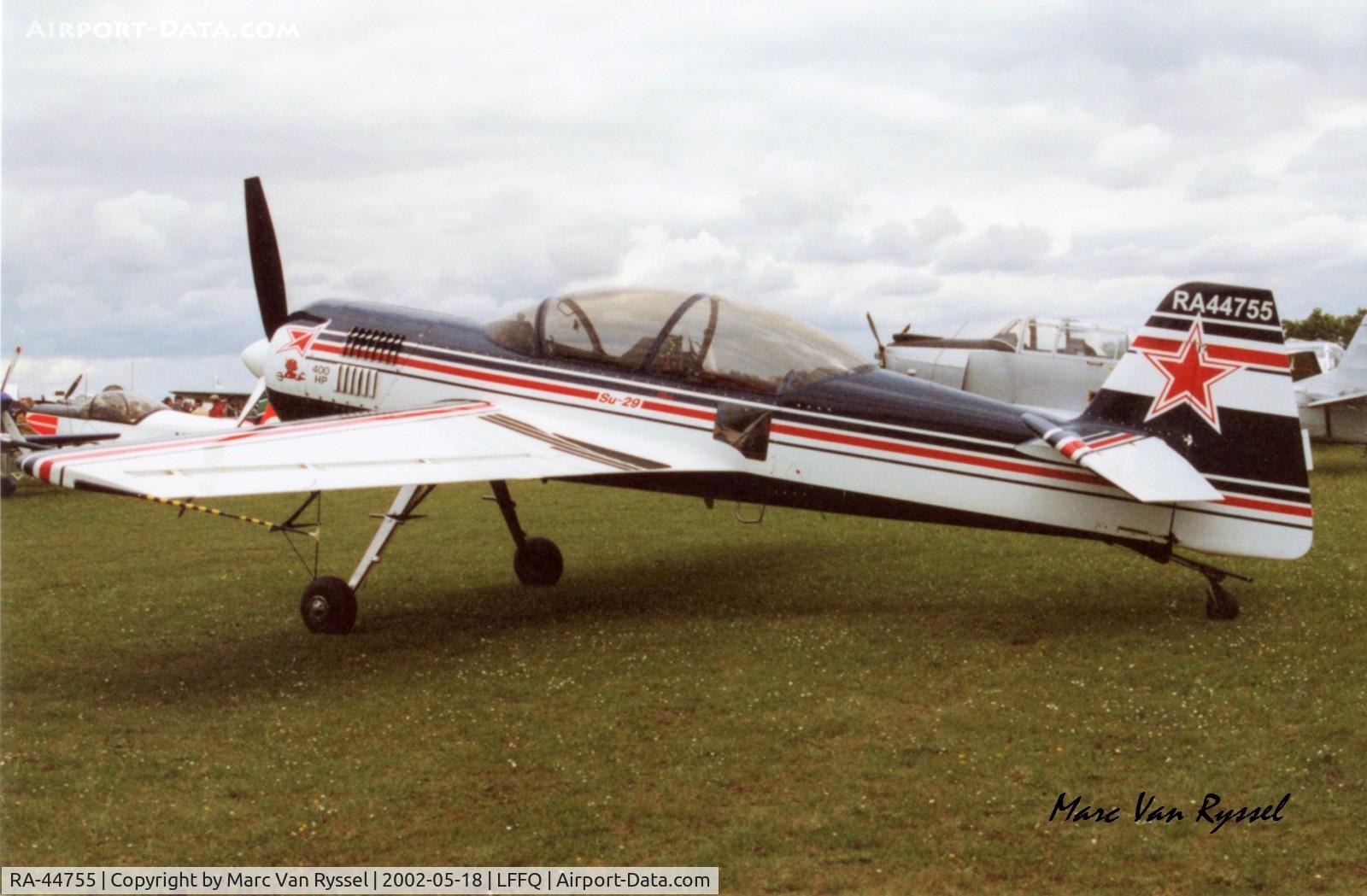 RA-44755, Sukhoi Su-29 C/N not found RA-44755, At La Ferté-Alais in 2002.
