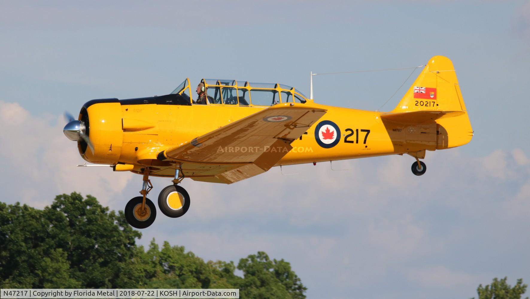 N47217, 1951 Canadian Car & Foundry Harvard MK IV C/N CCF4-8, Harvard Mk IV