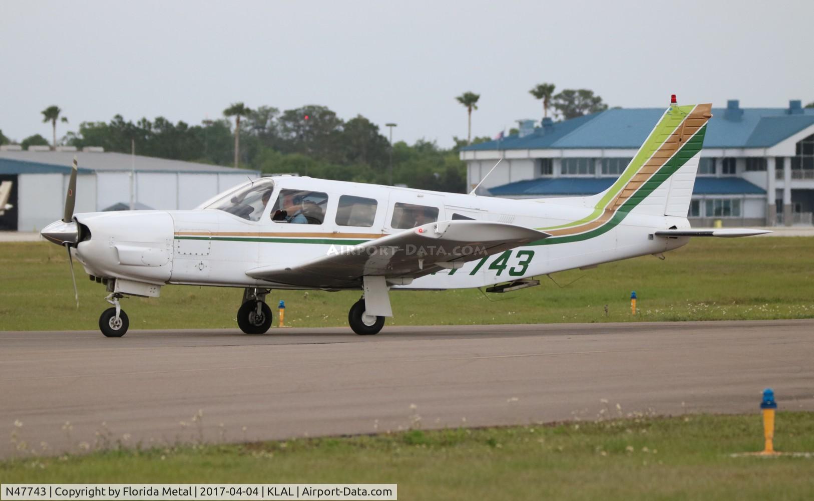 N47743, 1977 Piper PA-32R-300 Cherokee Lance C/N 32R-7880020, PA-32R-300