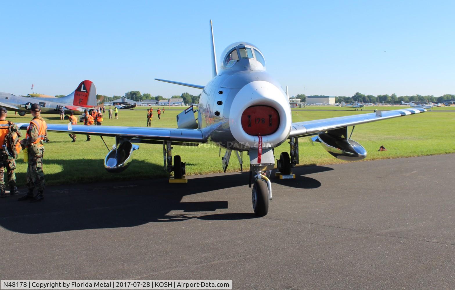 N48178, 1948 North American F-86A Sabre C/N 151-43547, F-86A