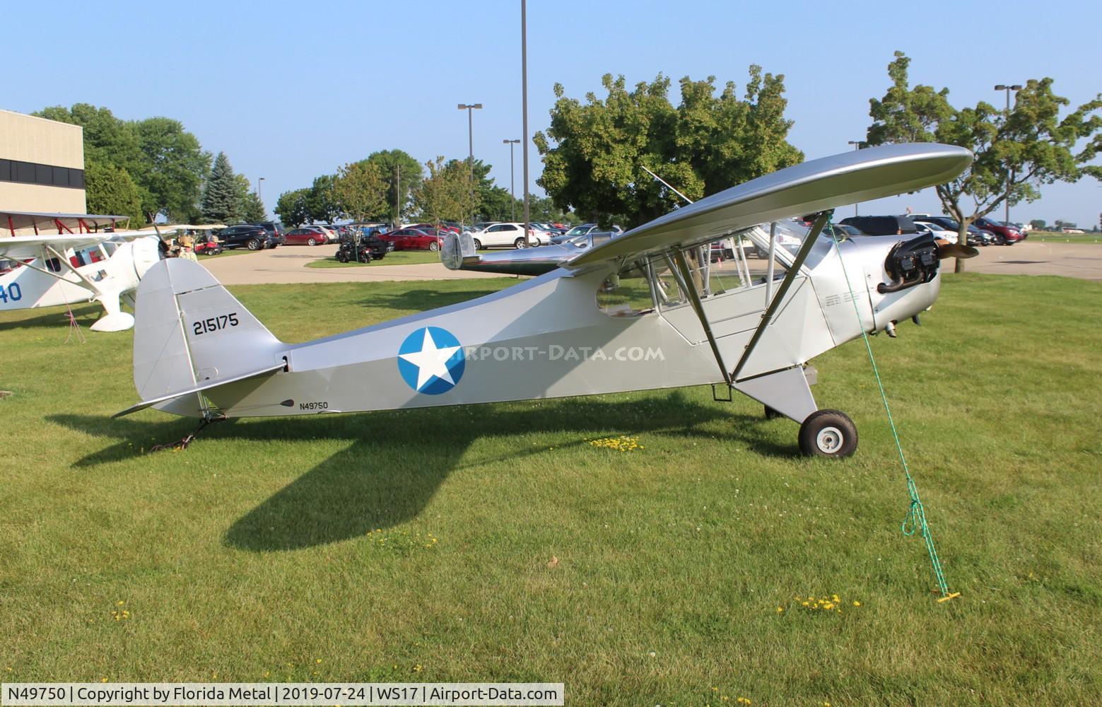 N49750, 1942 Piper O-59A Grasshopper C/N 8294, Piper O-59A