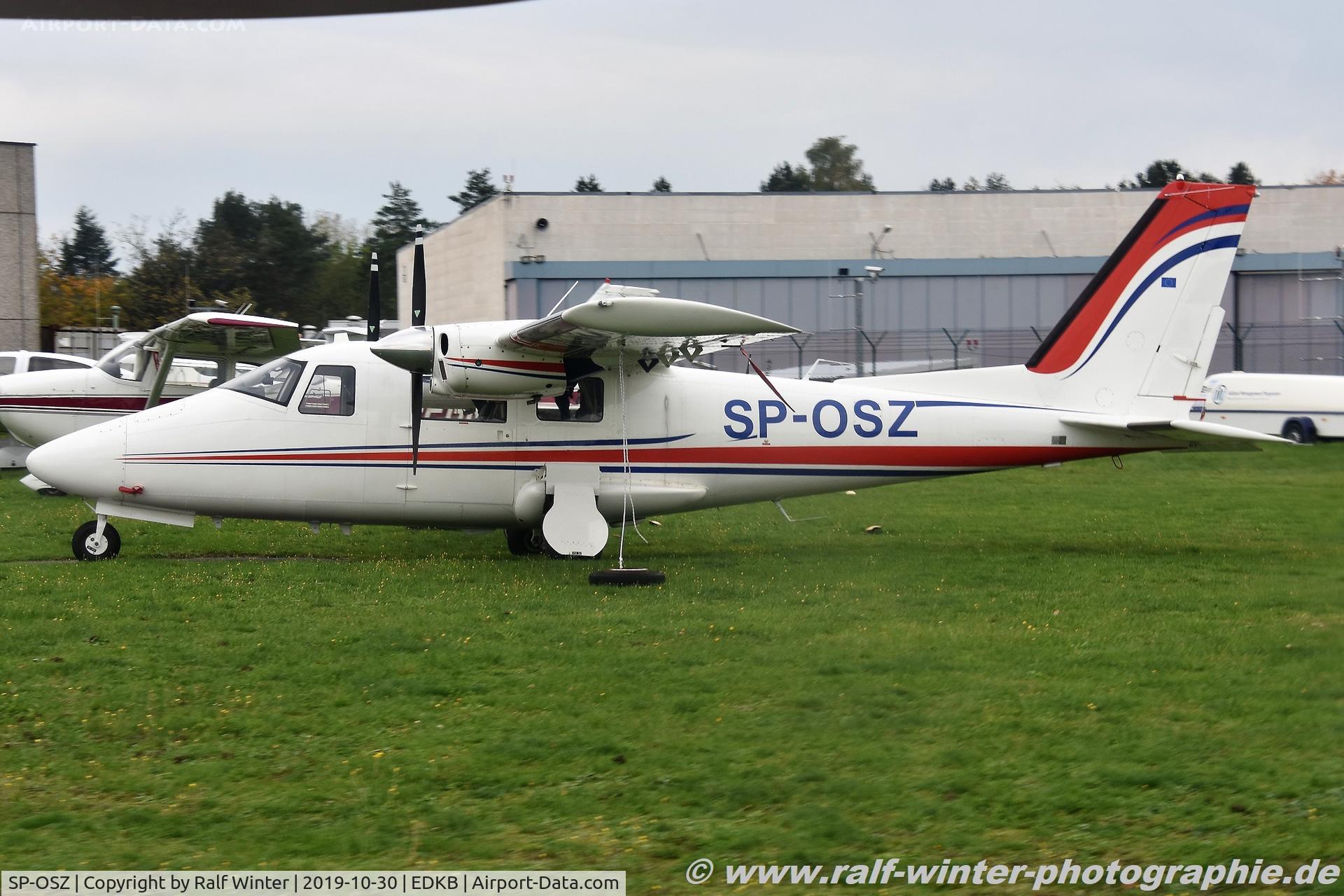 SP-OSZ, Vulcanair P-68R C/N 458, Vulcanair P-68R - Private - 458 - SP-OSZ - 30.10.2019 - EDKB