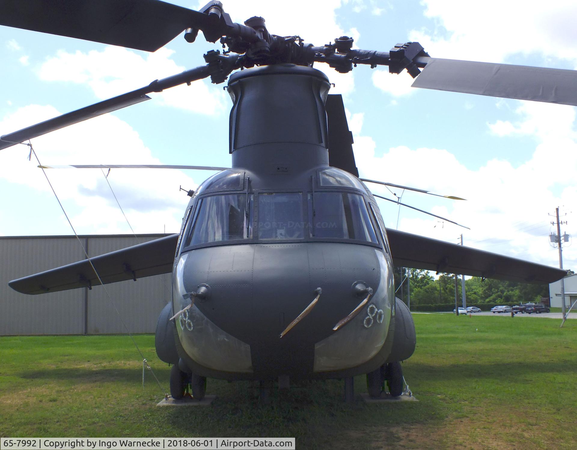 65-7992, 1965 Boeing Vertol CH-47A Chinook C/N B.164, Boeing Vertol 347 (Fly By Wire), converted from a CH-47A Chinook, at the US Army Aviation Museum, Ft. Rucker AL