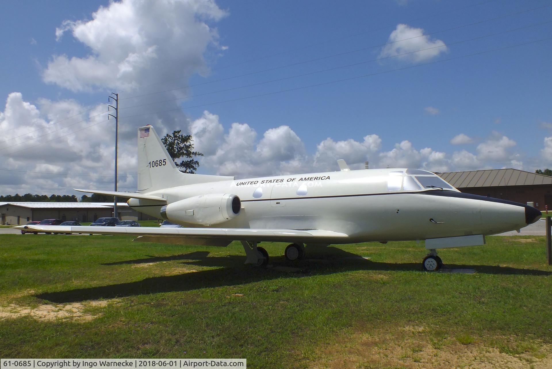 61-0685, 1961 North American CT-39A Sabreliner C/N 265-88, North America  CT-39A Sabreliner VIP-Transport at the US Army Aviation Museum, Ft. Rucker AL