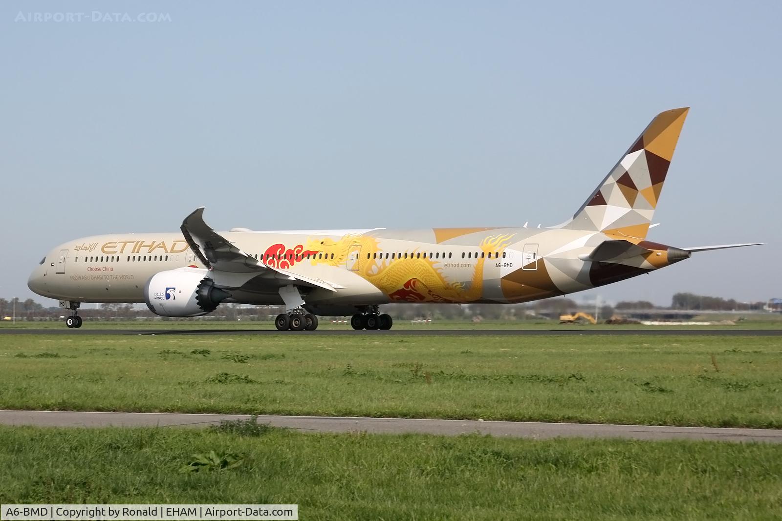 A6-BMD, 2018 Boeing 787-10 Dreamliner Dreamliner C/N 60758, at spl