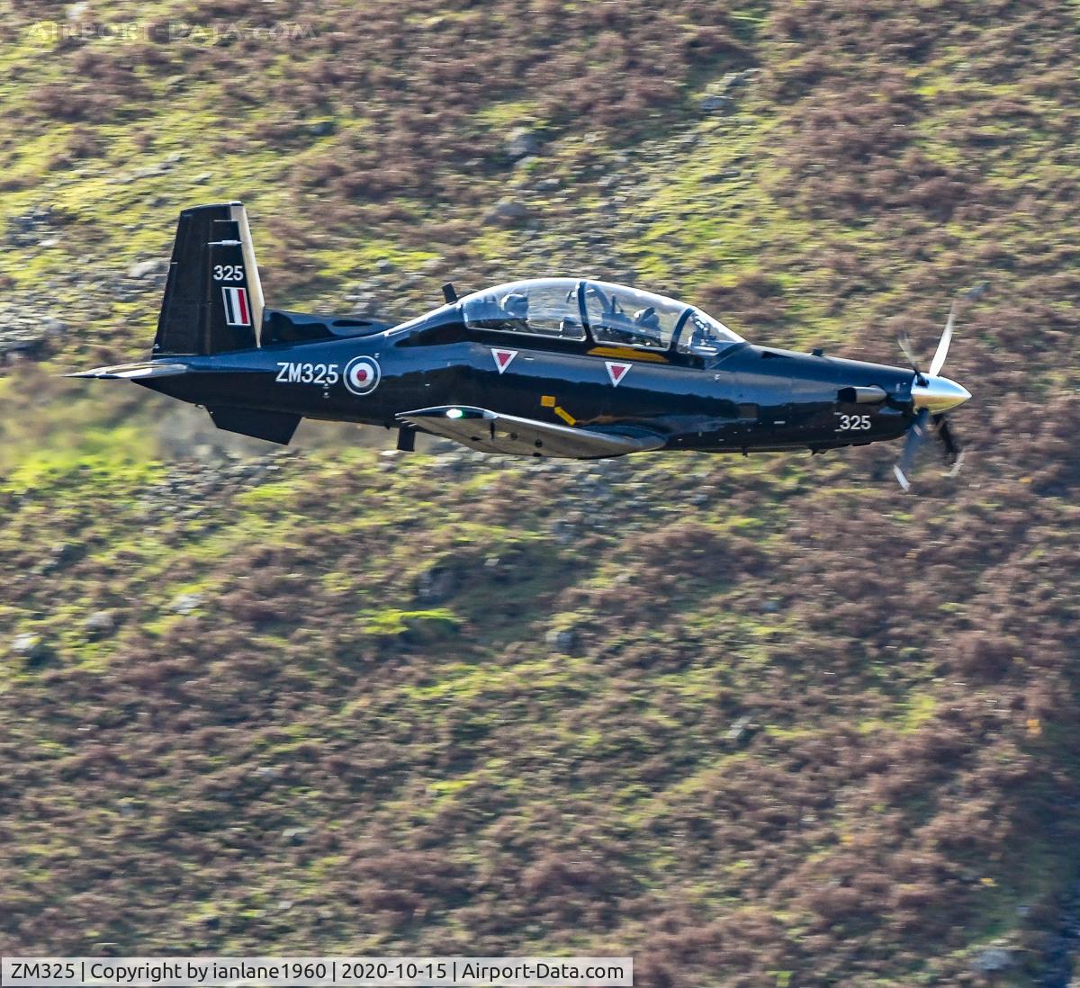 ZM325, 2018 Beechcraft T-6C Texan T.1 C/N PM-115, Low level in LFA17 Cumbria